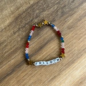 Beautiful Handmade Bracelet‎ FREEDOM *wear solo or stack with more!*